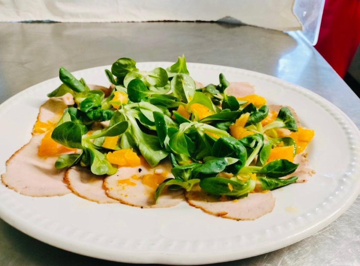Carpaccio con agrumi
